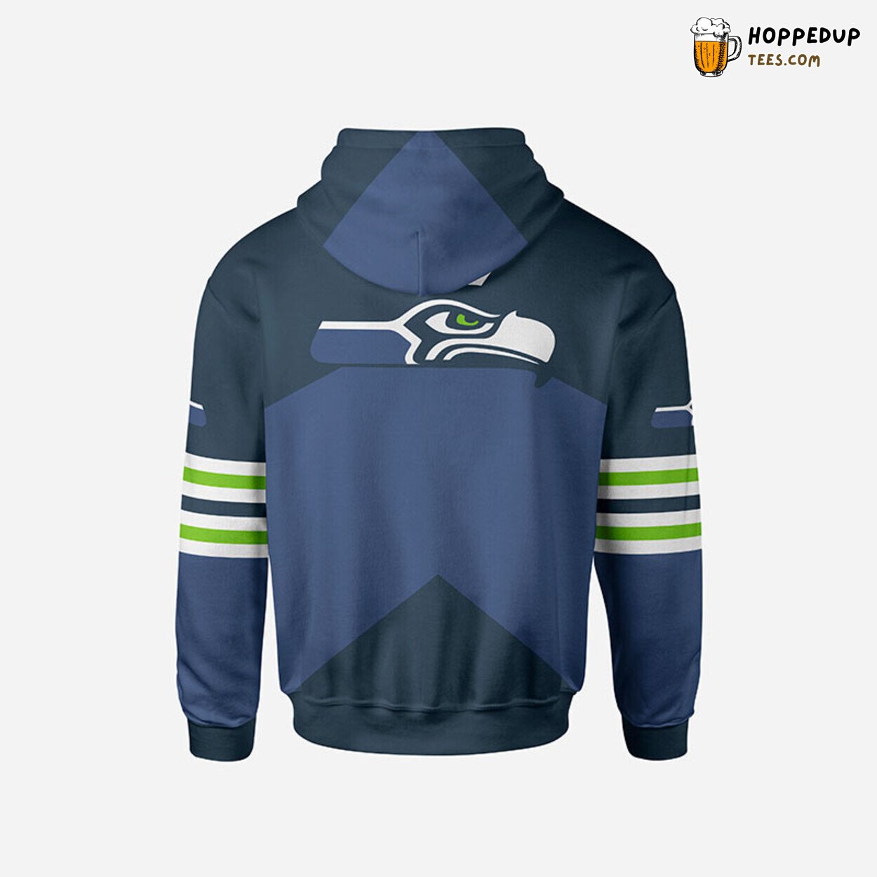 Seattle Seahawks NFL Blue Unisex Distinct Bomber Jacket Look