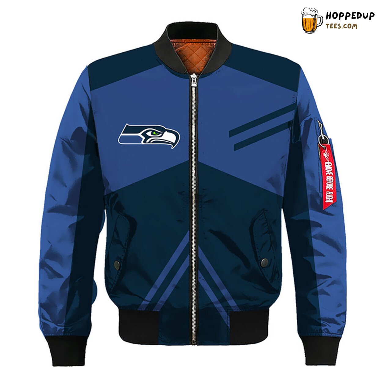 Seattle Seahawks NFL Classic Blue Bomber Jacket Distinct Theme