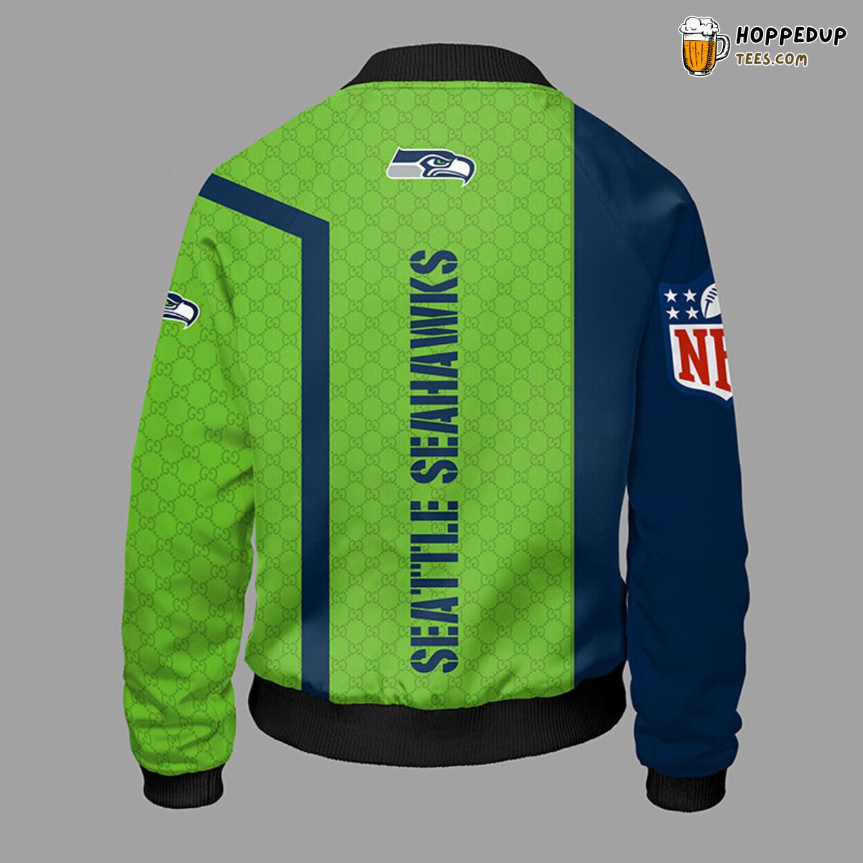 Seattle Seahawks NFL Green Unique Bomber Jacket Distinctive Style