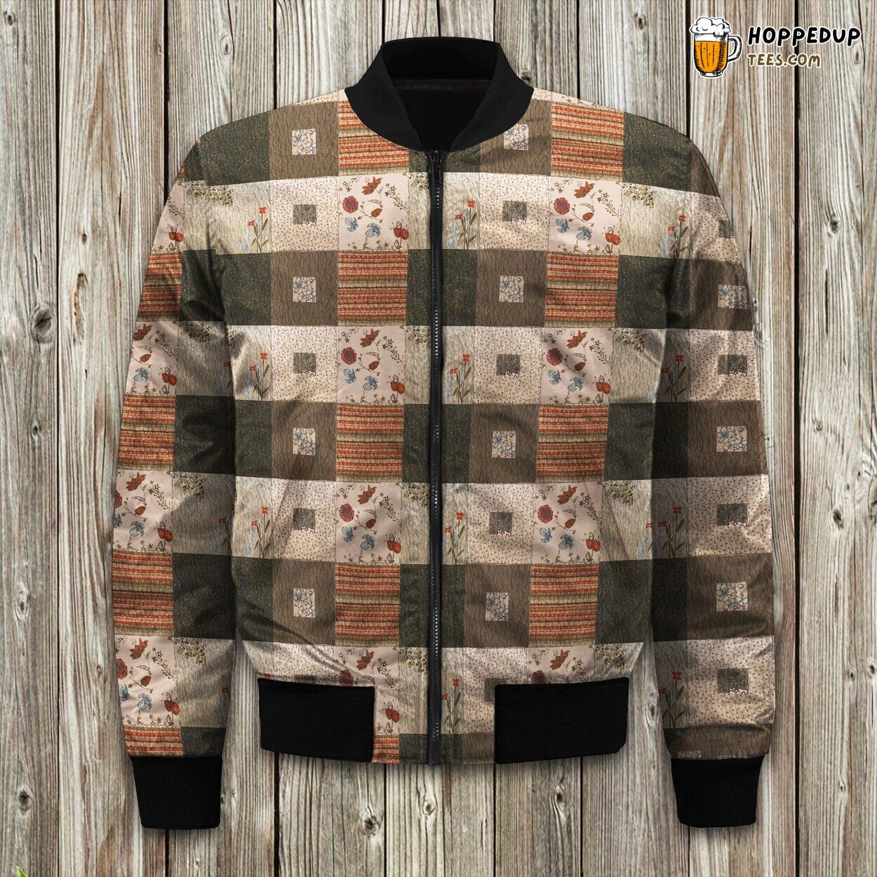 Sedona Patchwork Bomber Jacket