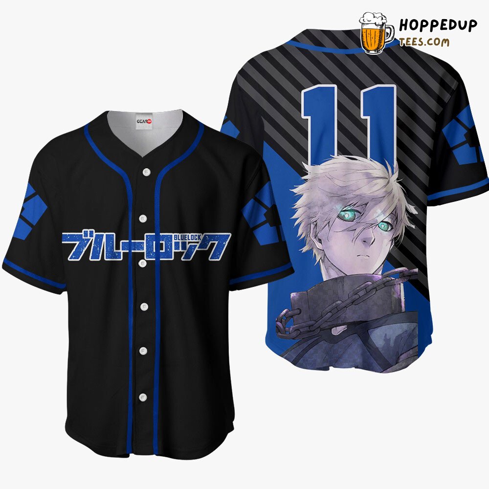 Seishiro Nagi Unique Distinctive Anime Baseball Jersey Shirt Design