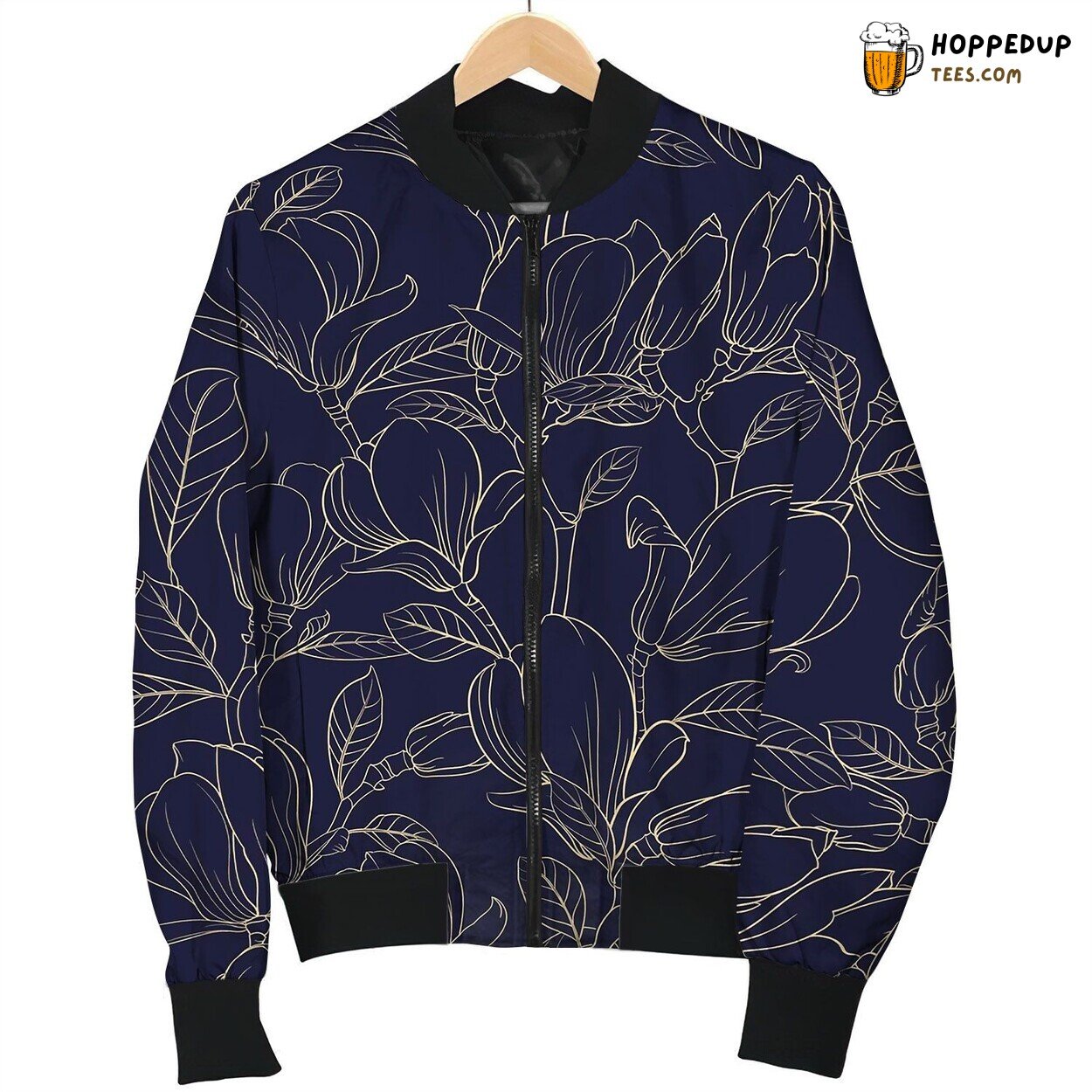Set Of Floral Elements Bomber Jacket