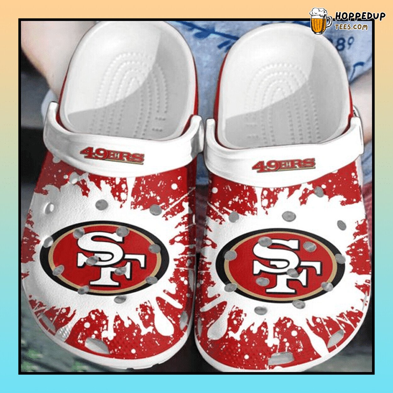 SF49 Custom Name Personalized Sporty Comfortable Clog Shoes