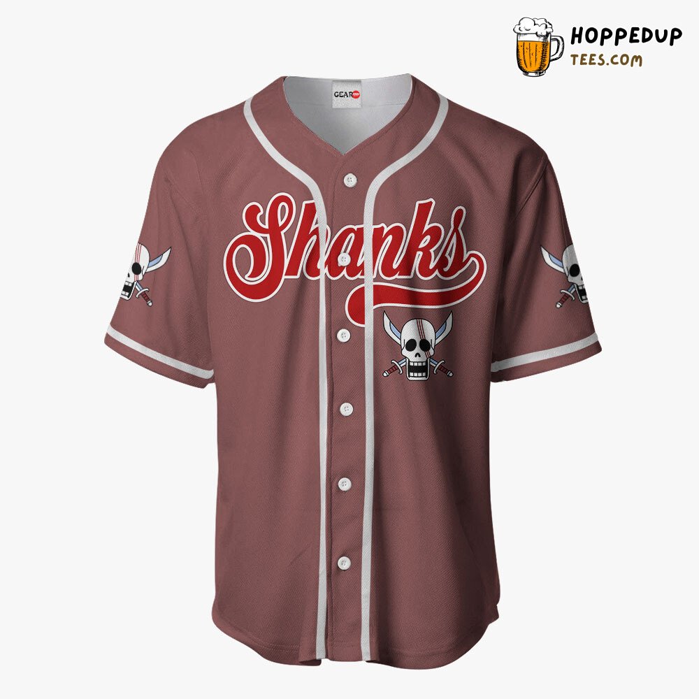 Shanks Emblem Distinctive Baseball Jersey Collection Unique Design Style