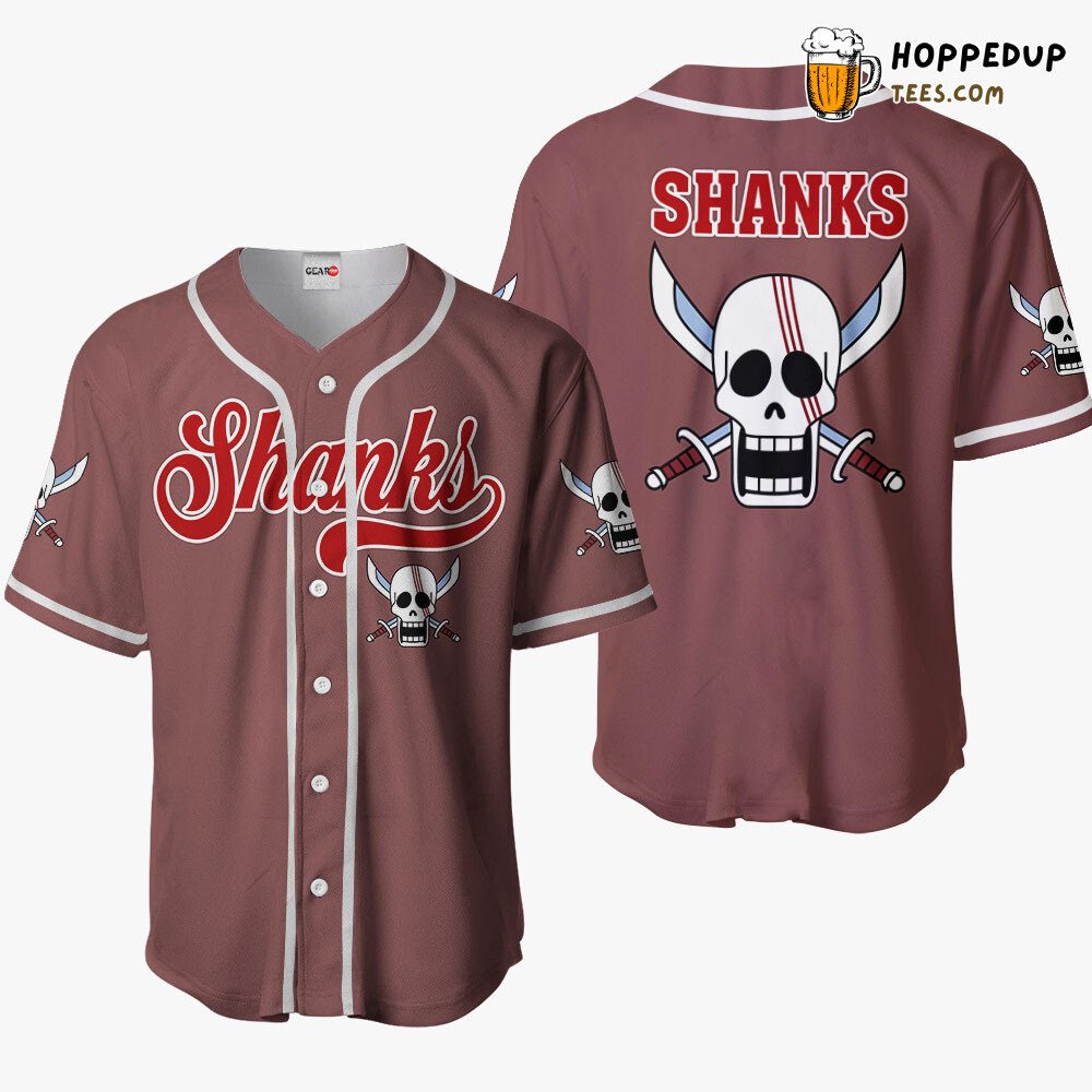 Shanks Emblem Distinctive Baseball Jersey Collection Unique Design Style Shanks Emblem Distinctive Baseball Jersey Collection Unique Design Style