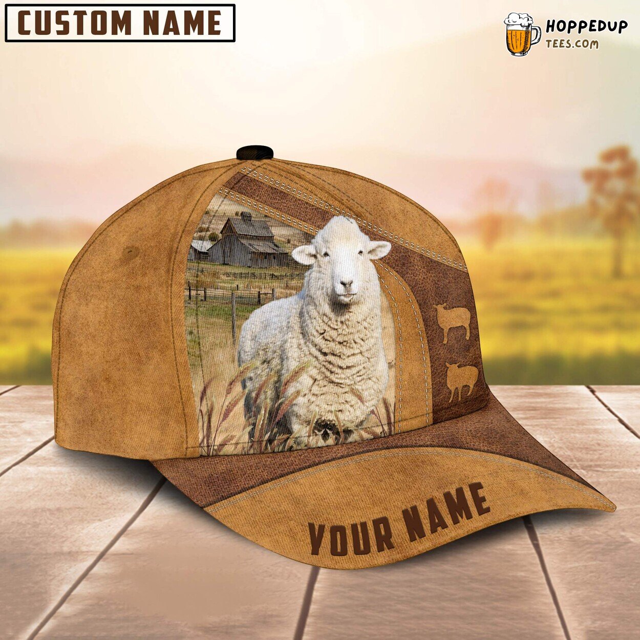 Sheep Personalized Farm Baseball Cap Genuine Farmer Lover