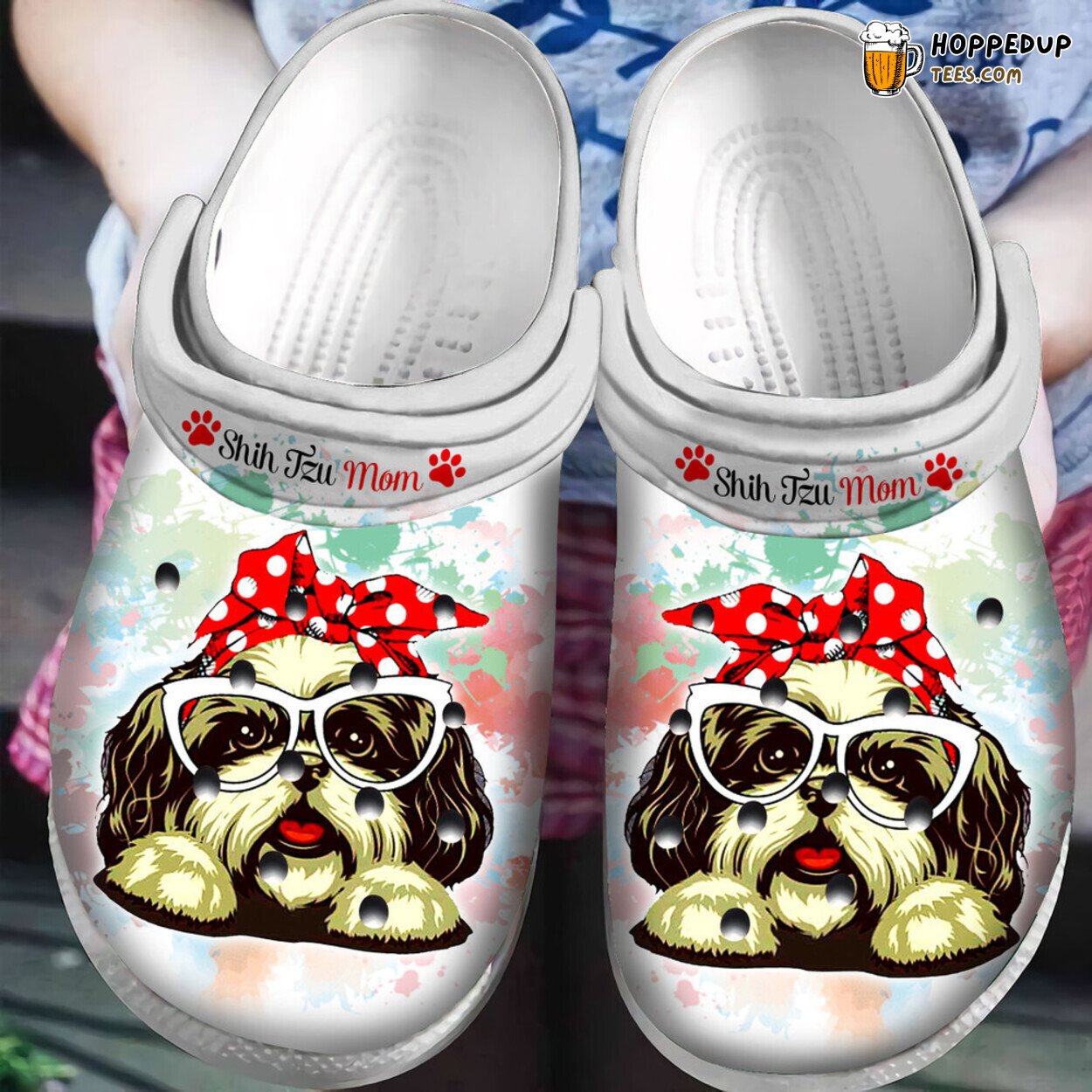 Shih Tzu Mom Classic Clogs Shoes Comfortable Mothers Day Gift