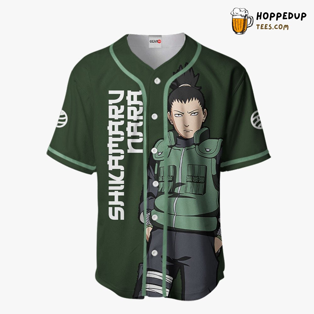 Shikamaru Nara Distinctive Anime Gift Baseball Jersey Unique Fan Collection
