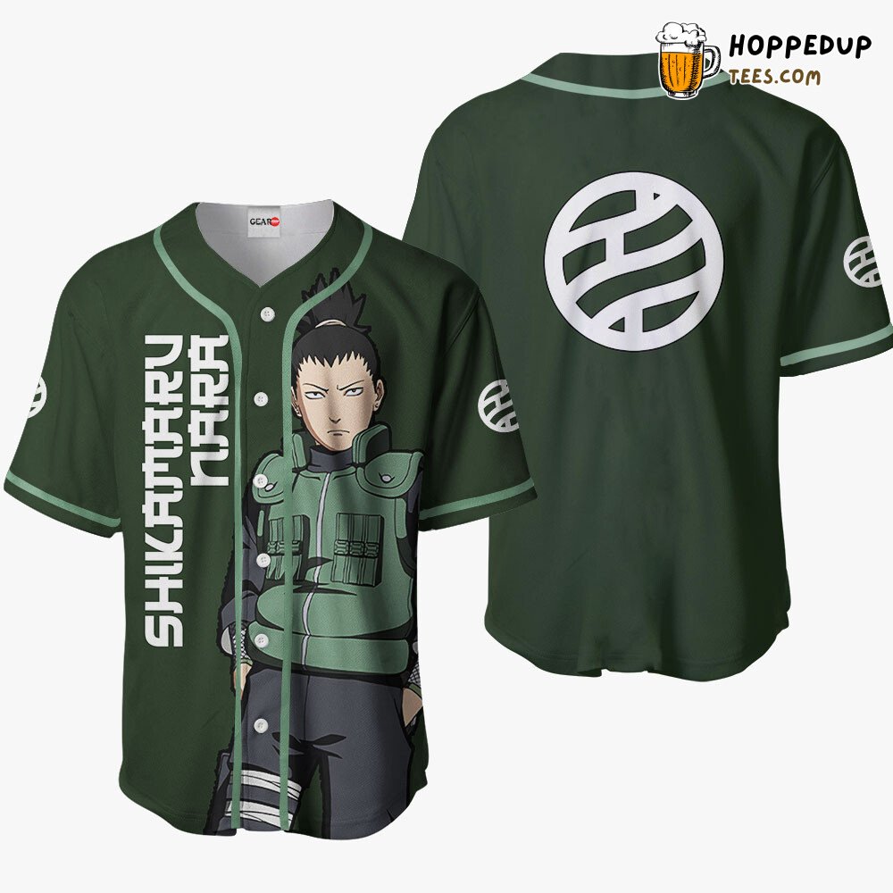 Shikamaru Nara Distinctive Anime Gift Baseball Jersey Unique Fan Collection