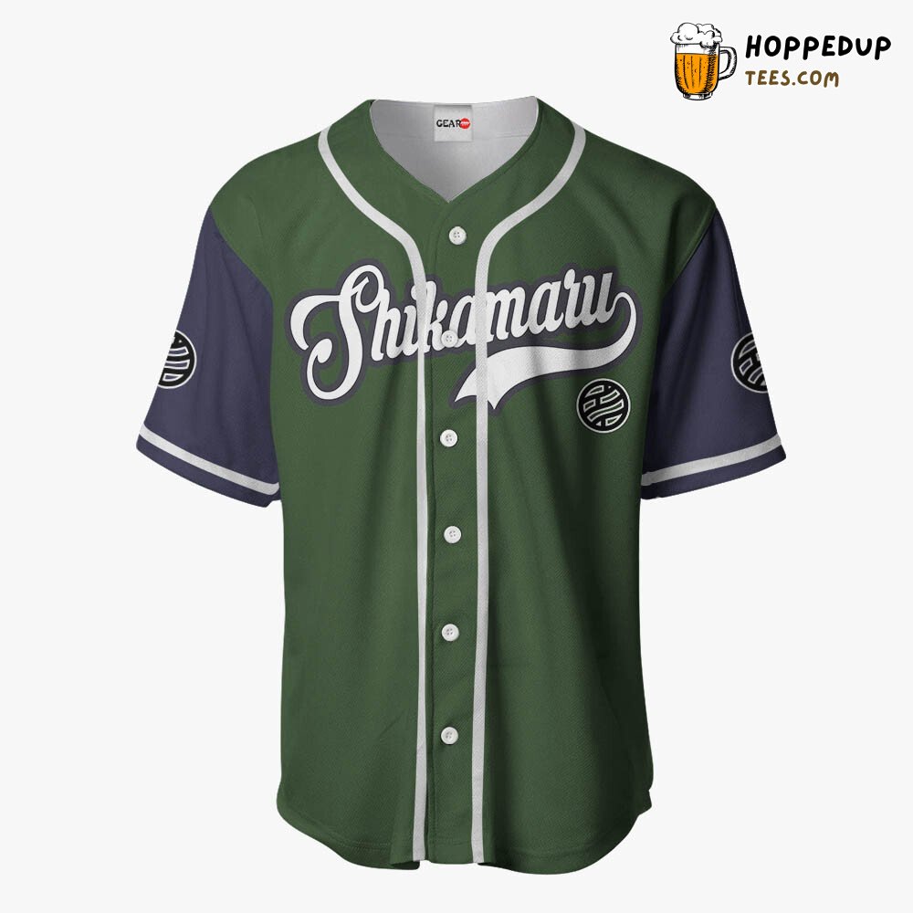 Shikamaru Nara Symbol Distinctive Anime Baseball Jersey Unique Design