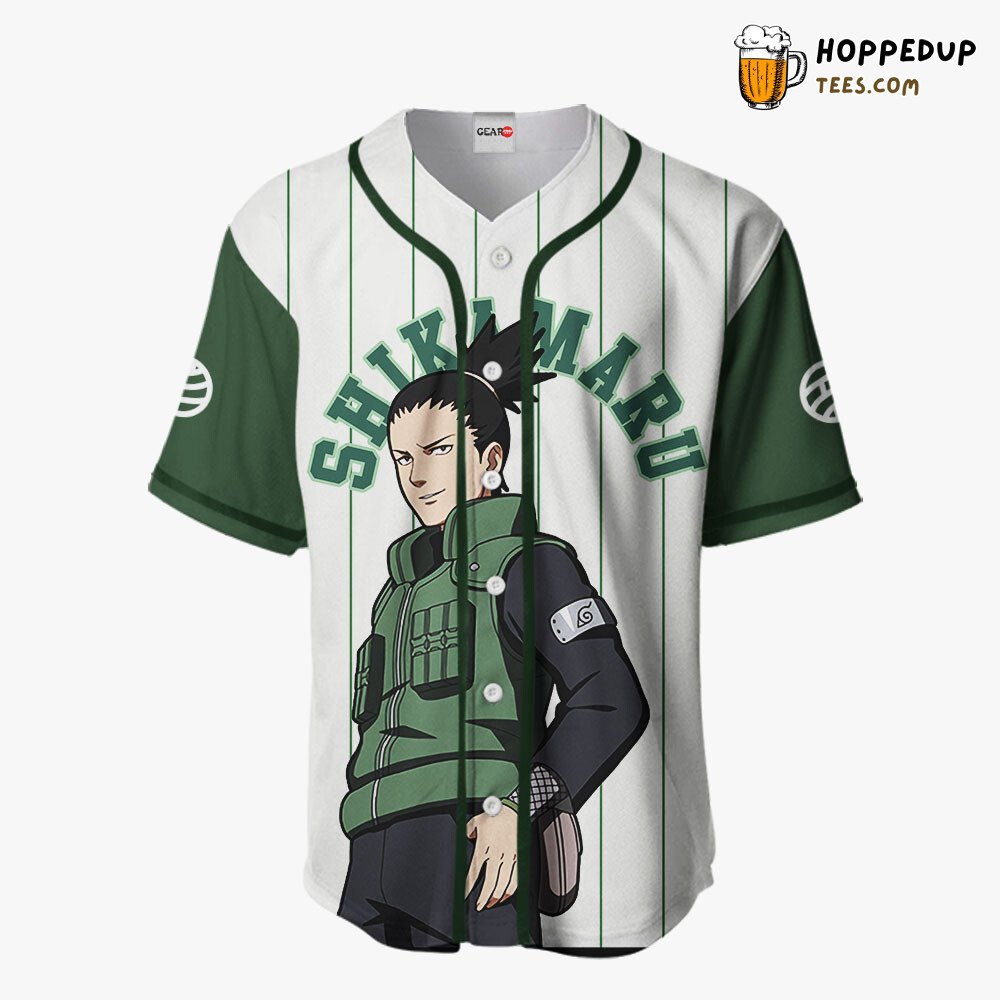 Shikamaru Nara Unique Collection Anime Baseball Jersey Distinctive Design