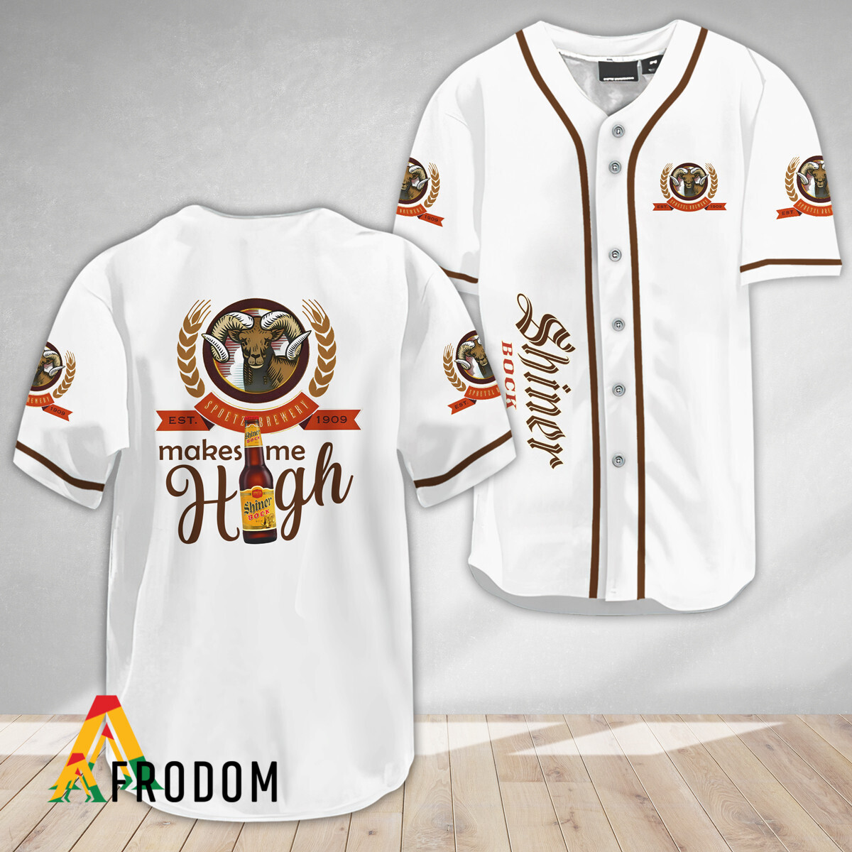 Shiner Bock High Spirits Baseball Jersey HU