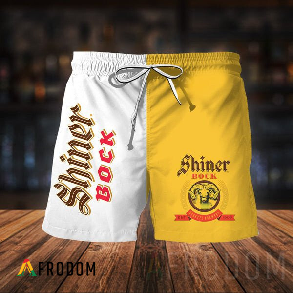 ShinerBockBeer Vintage Hawaiian Shorts HU