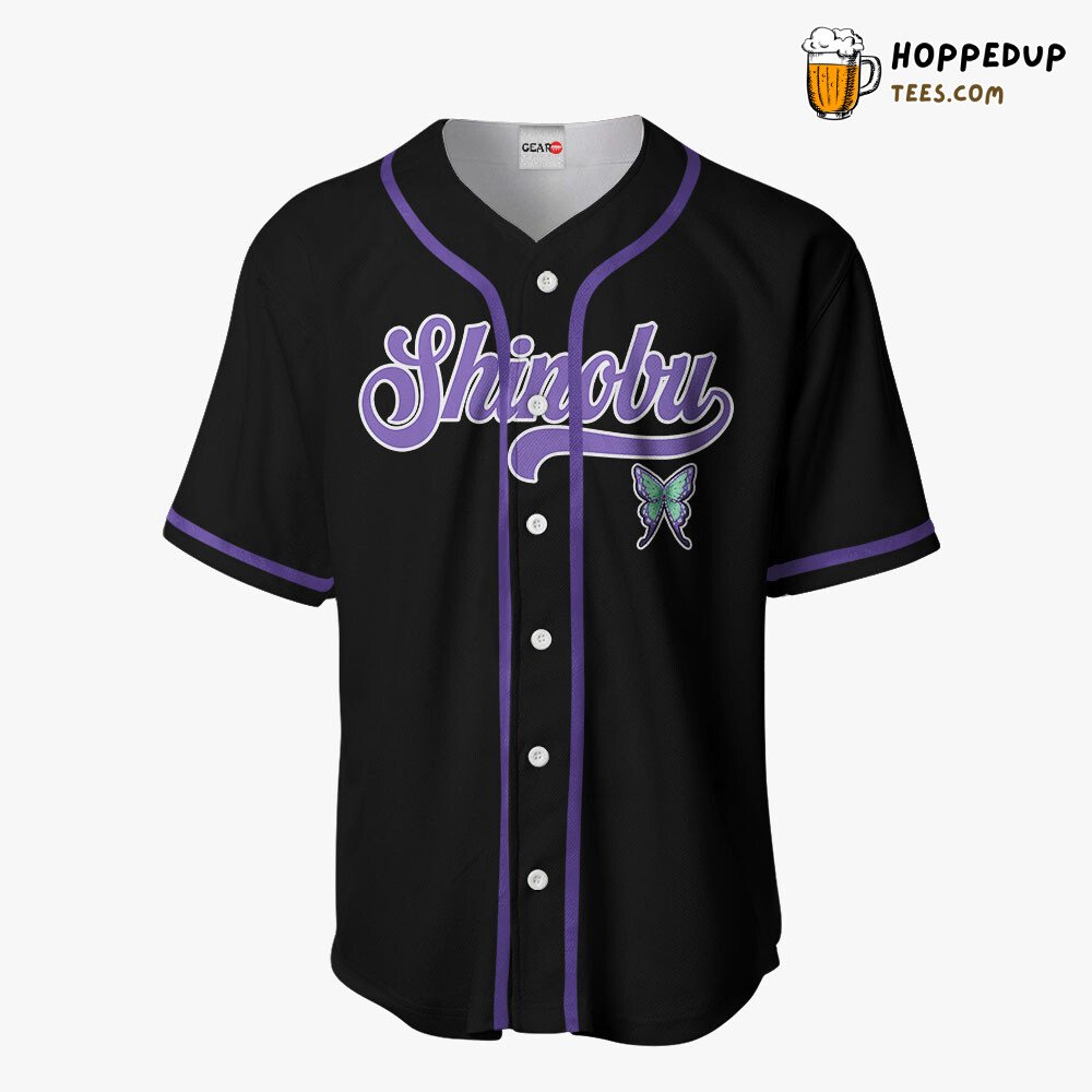 Shinobu Exclusive Anime Baseball Jersey Shirt Unique Distinctive Design