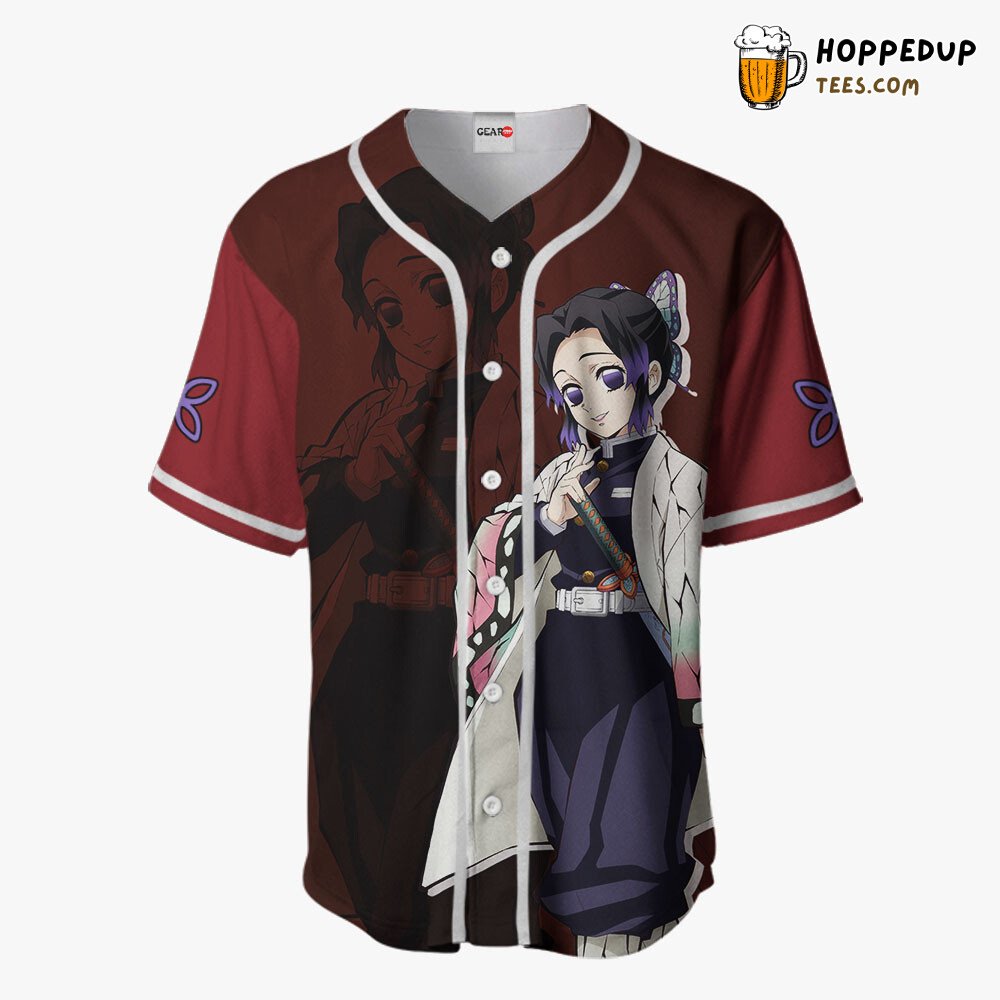 Shinobu Kocho Unique Anime Collection Baseball Jersey Distinctive Design