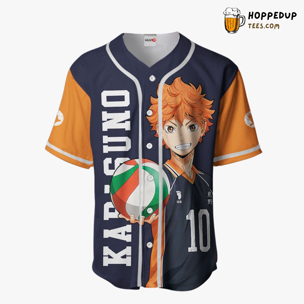 Shoyo Hinata Distinctive Anime Baseball Jersey Unique Collection Design