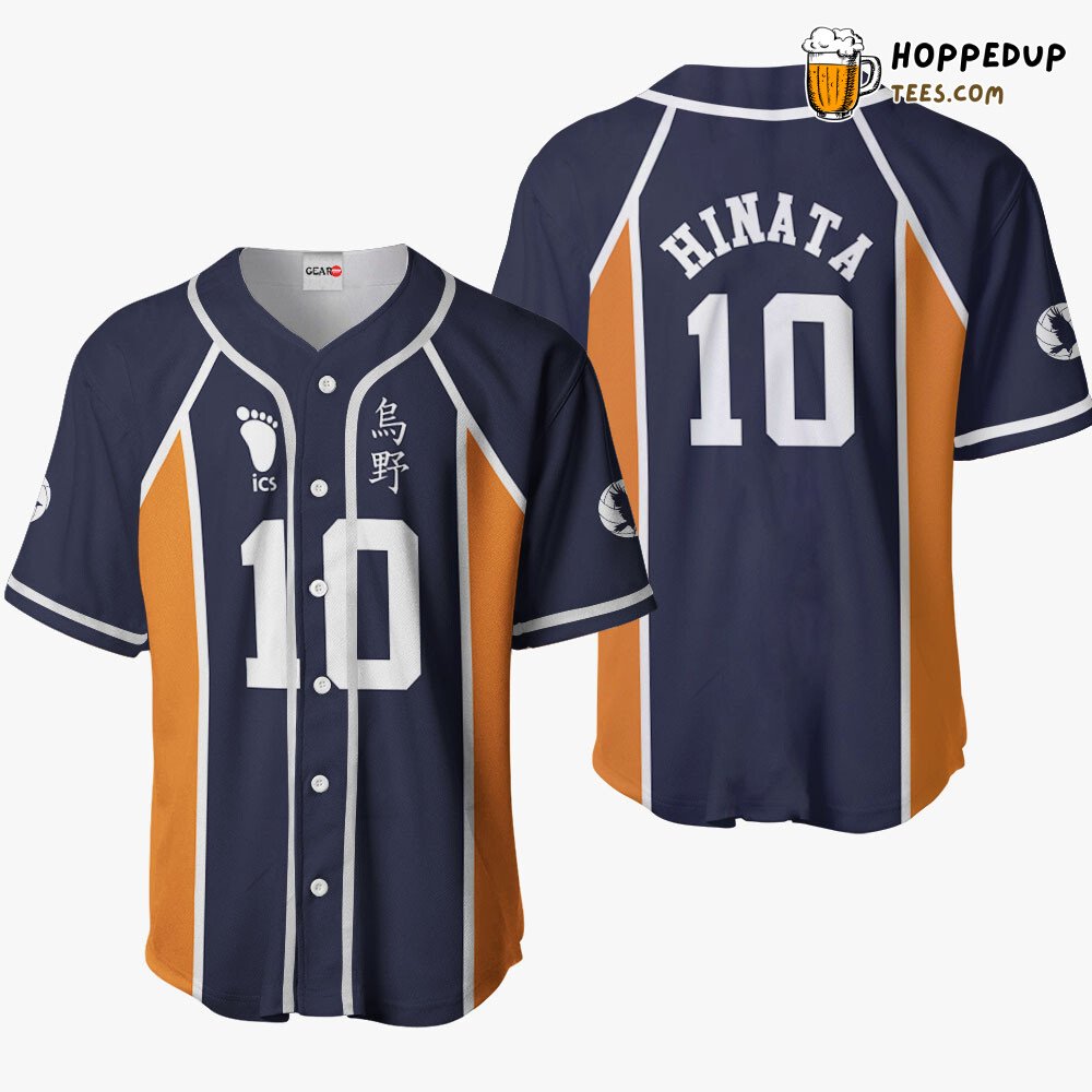Shoyo Hinata Premium Distinctive Baseball Jersey Costume Unique Design Shoyo Hinata Premium Distinctive Baseball Jersey Costume Unique Design