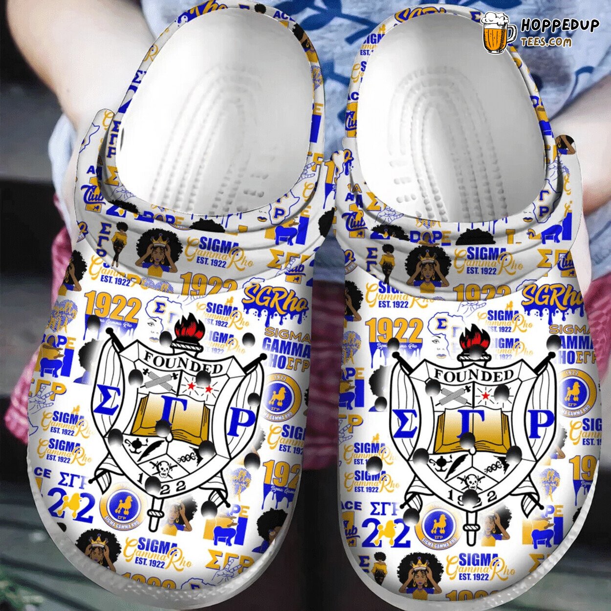 Sigma Gamma Rho Inspired Classic Comfortable Unique Clogs Shoes