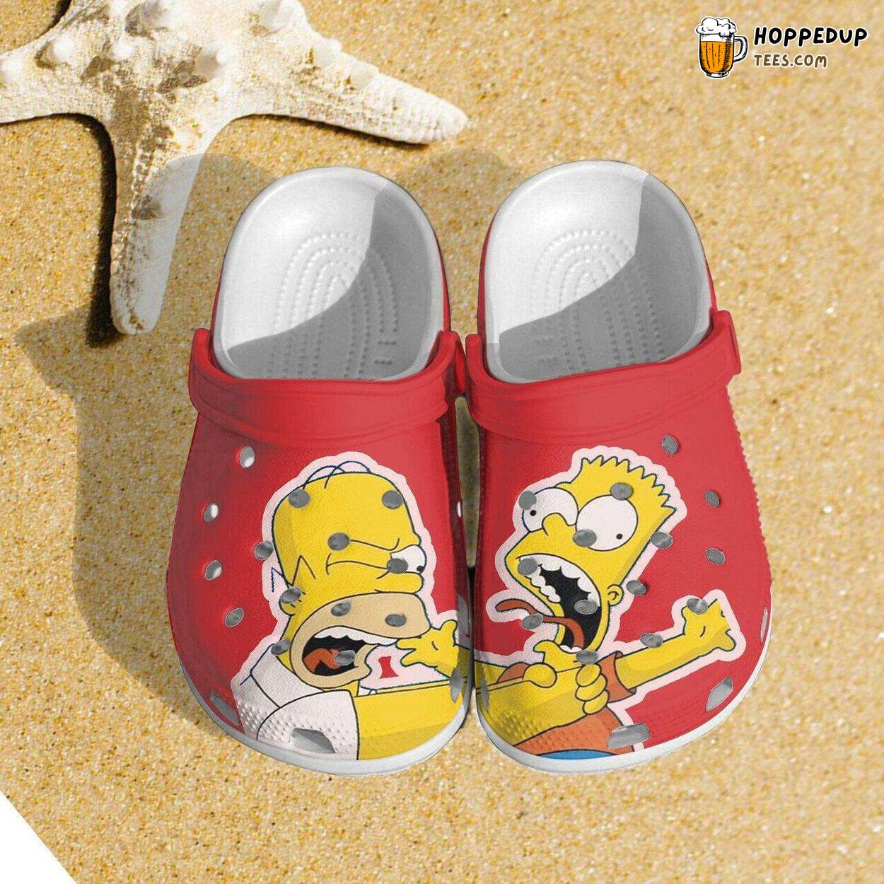 Simpson Themed Comfortable Unique Stylish Design Classic Clog Shoes