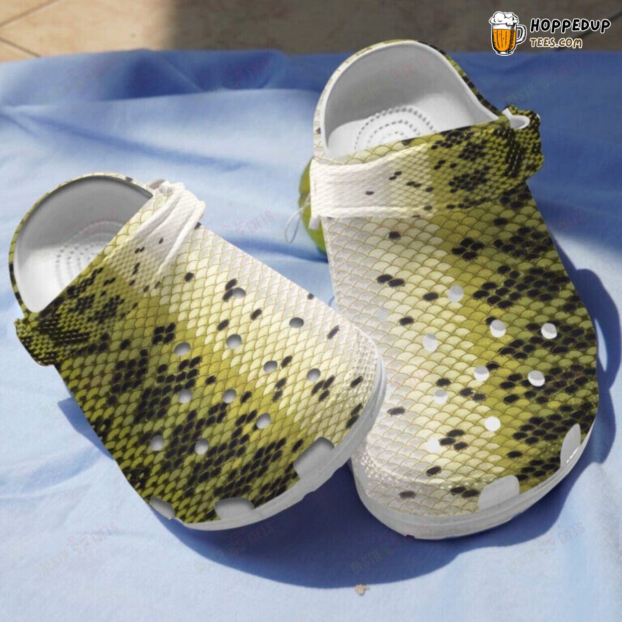 Skin Of Bass Fishing Themed Shoes Clogs Unique Gift Men Women Anglers
