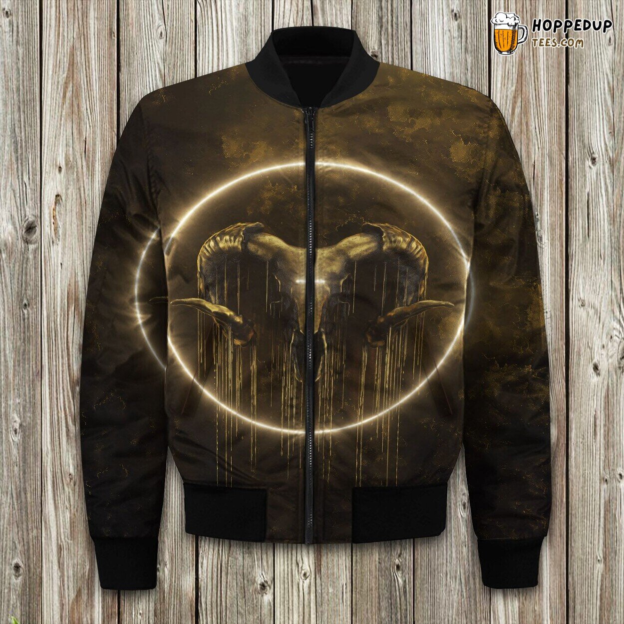 Skull Amazing Art Bomber Jacket Winters Bony Fascination Redefined