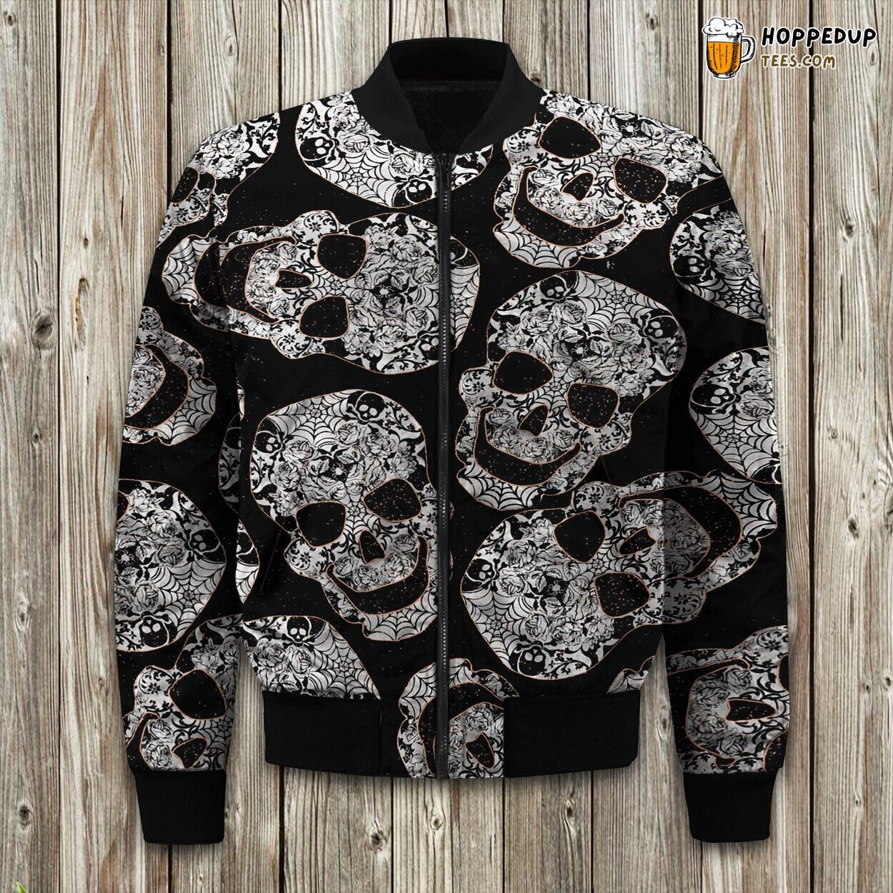 Skull Black Best Bomber Jacket