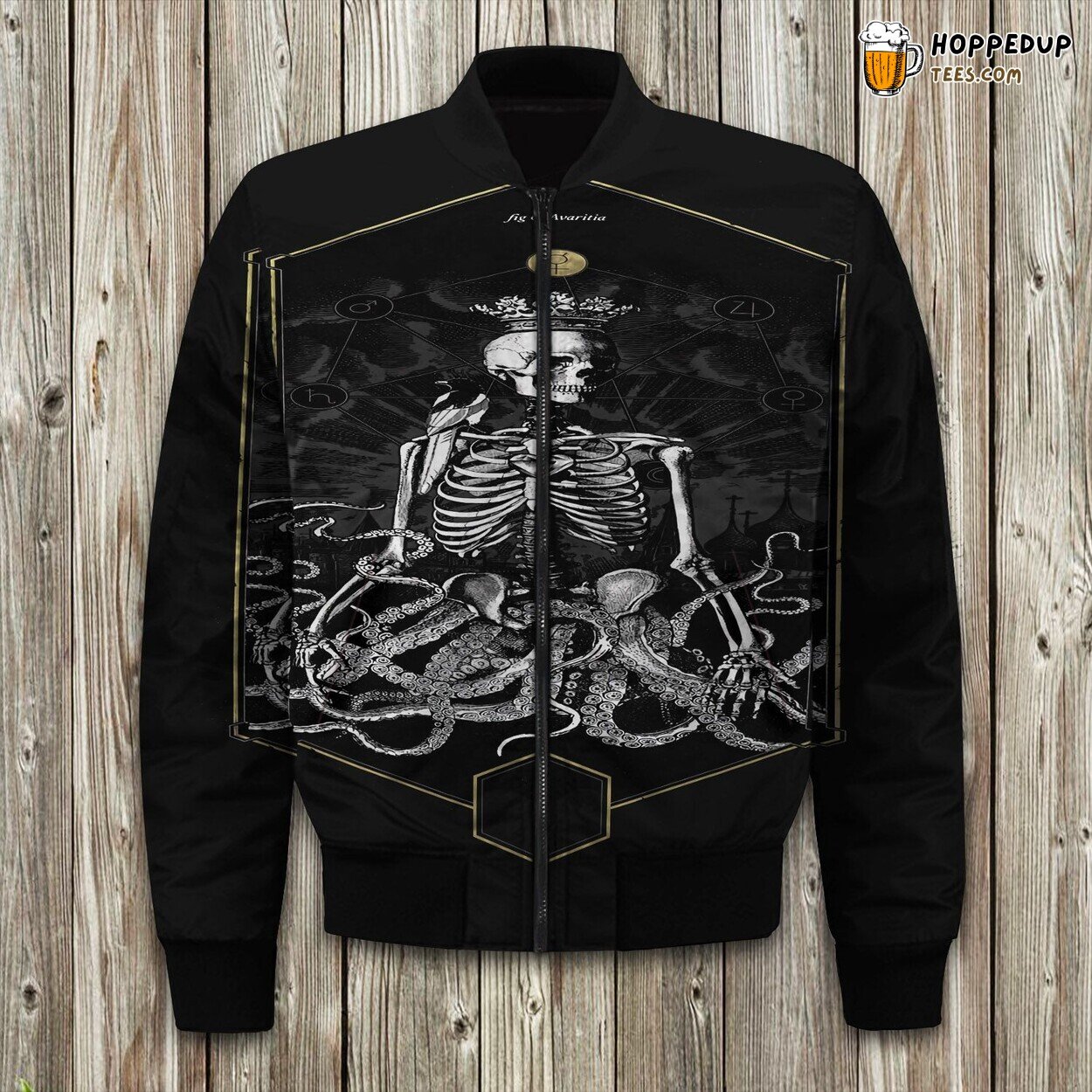 Skull Crossbones Bomber Jacket