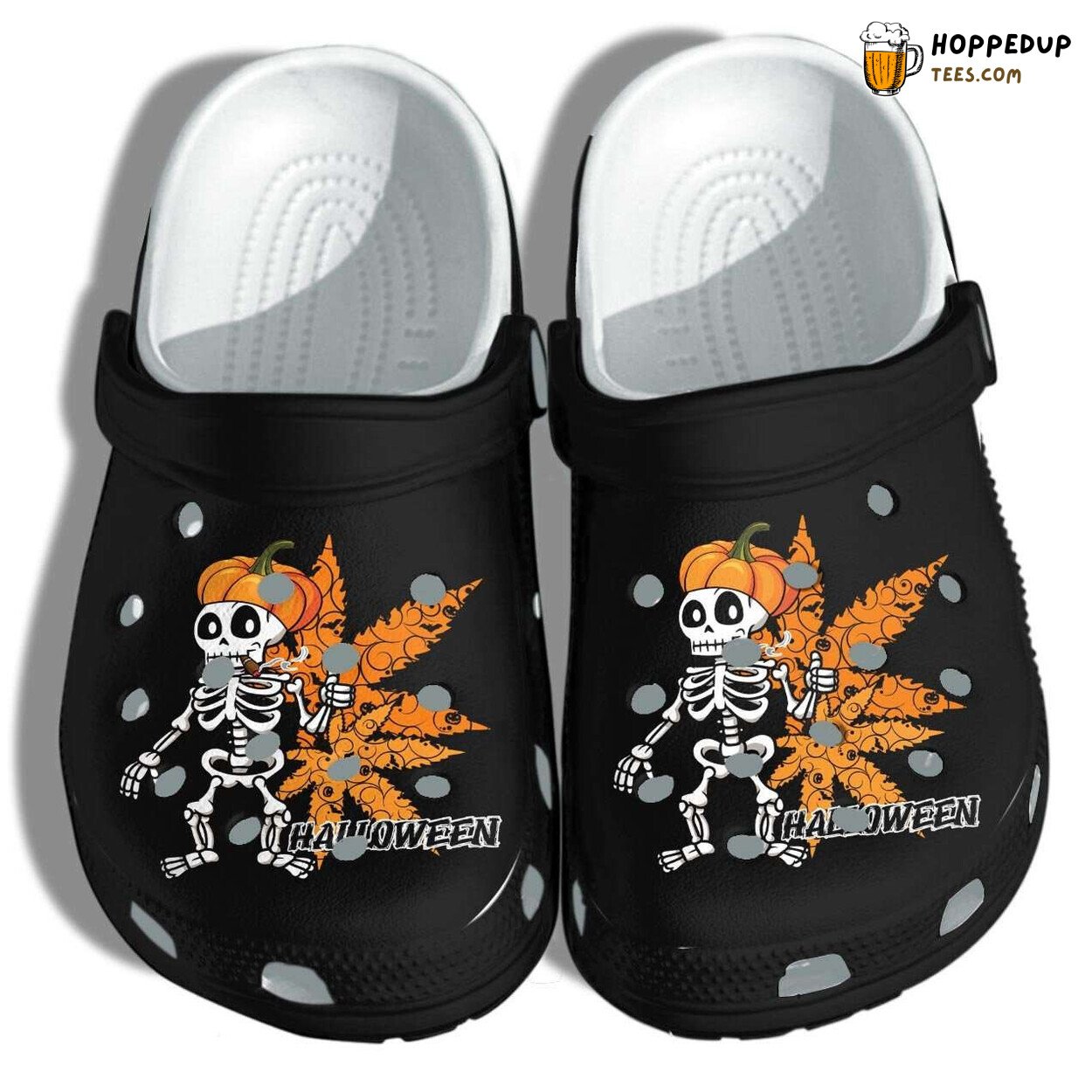 Skull High Tattoo Weed Themed Clogs Shoes Comfort Style