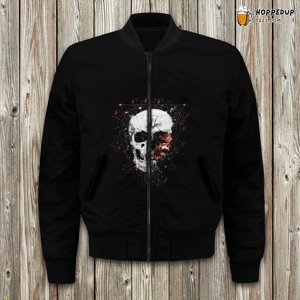 Skull Platinum Bomber Jacket Winter Fashion’s Bony Elite Standard