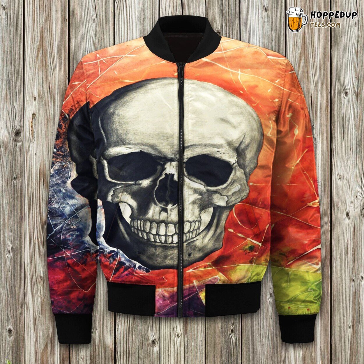 Skull Ultimate Bomber Jacket Bony Winter Majesty Unleashed
