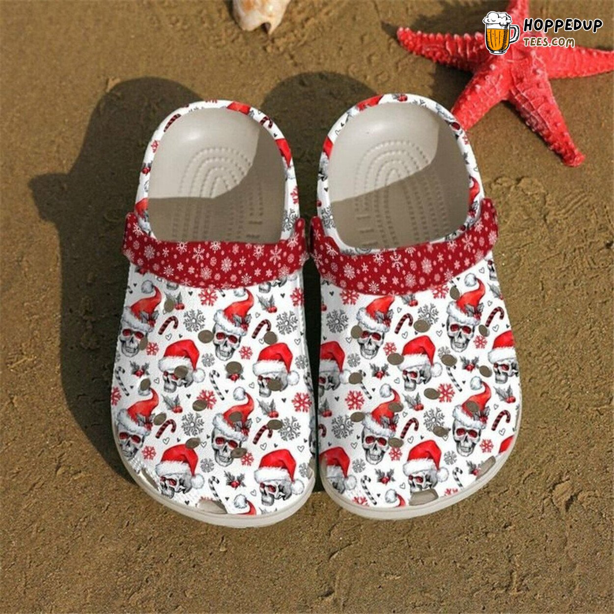 Skull Xmas Bling 102 Lover Gift Comfy Rubber Clog Footwear Exclusive
