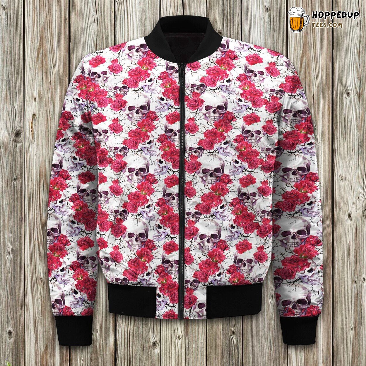 Skulls White Best Bomber Jacket