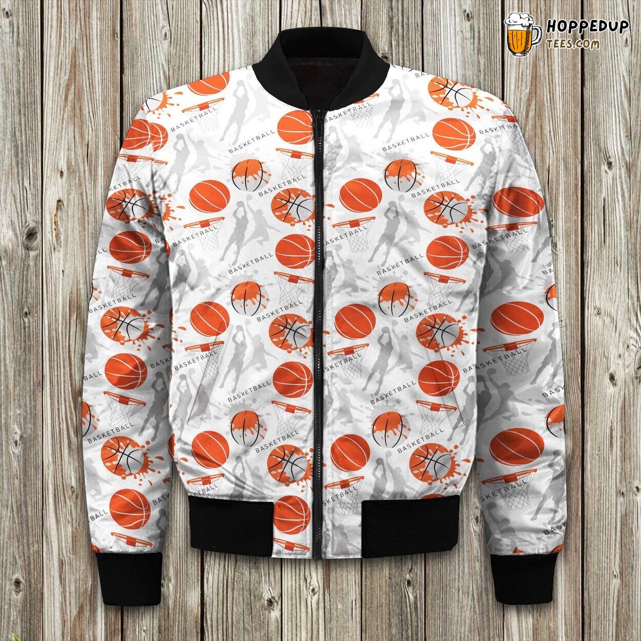 Slam Dunk Basketball Winter Bomber Jacket Tailored Unique Elegance Precision