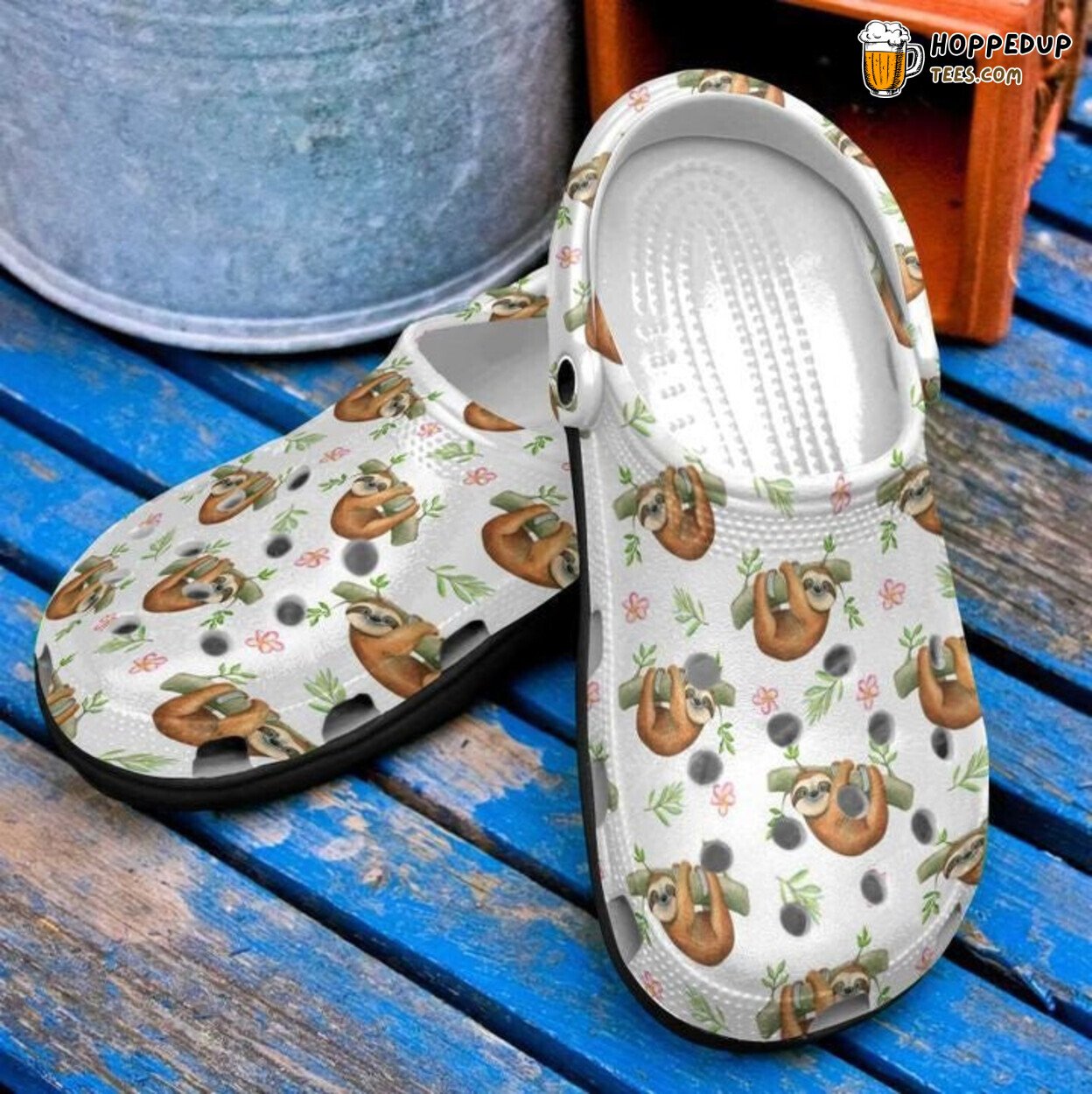 Sloth Lovers Themed Clogs Birthday Gift Son Daughter Unique Shoes