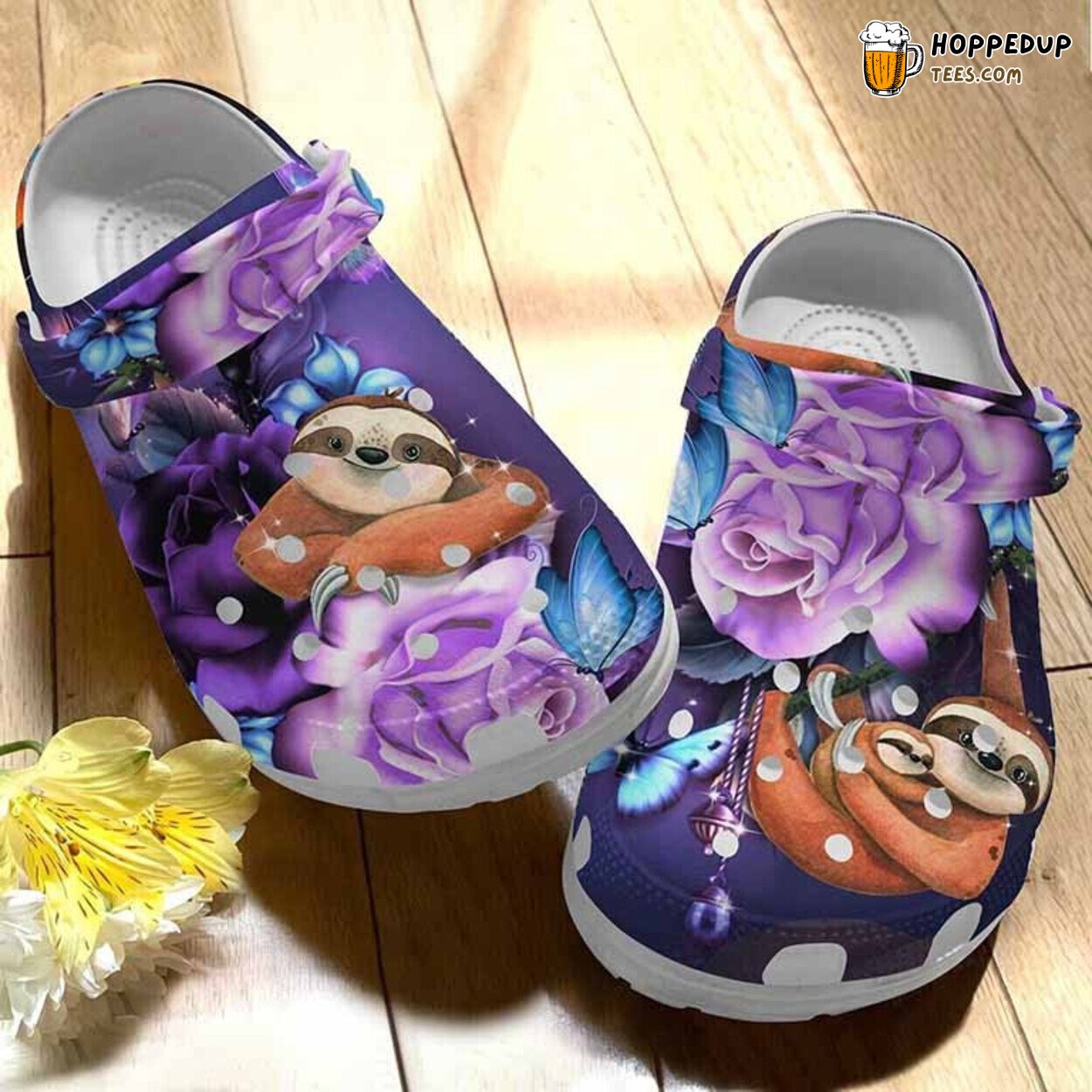 Sloth Mom Baby Women Girls Themed Comfortable Clogs Shoes