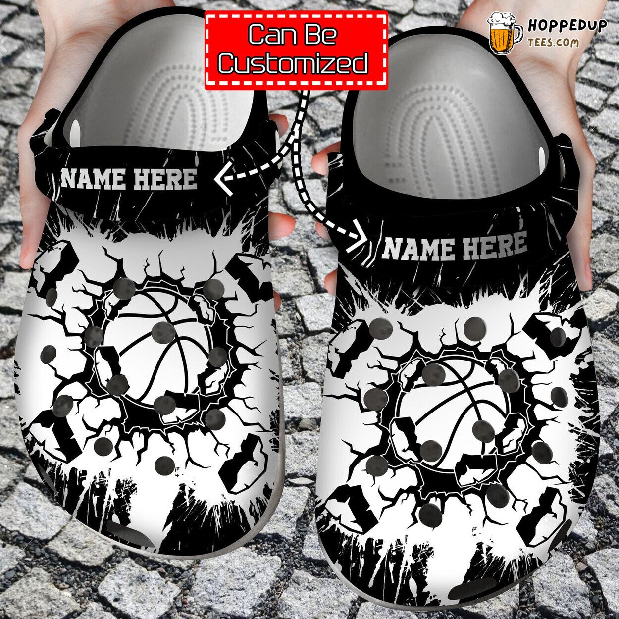 Smashing Basketball Personalized Comfortable Unique Design clog Shoes