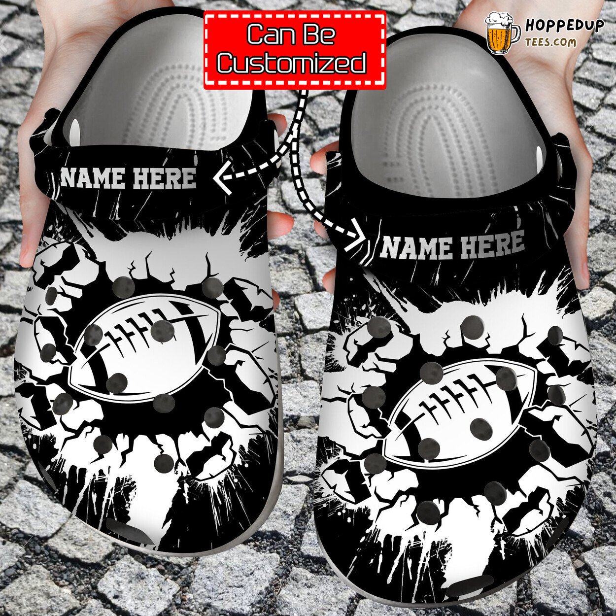 Smashing Football Personalized Comfortable Stylish Unique Design Clogs