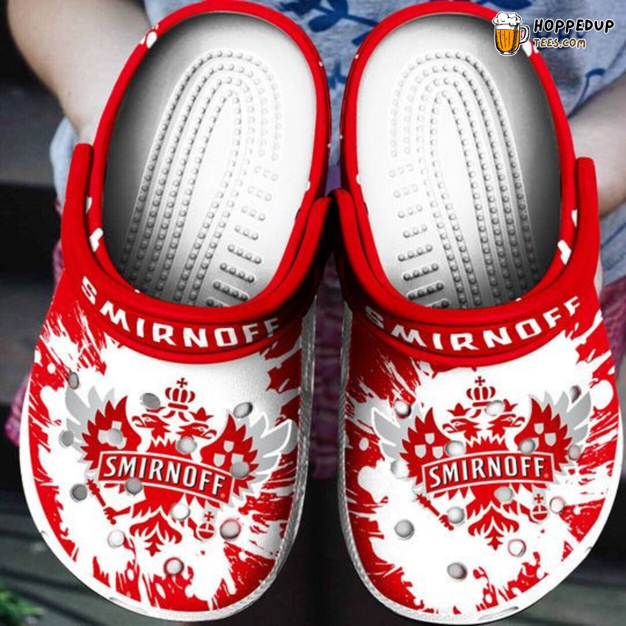 Smirnoff Brand Themed Comfy Rubber Clog Footwear Unique Design Gift