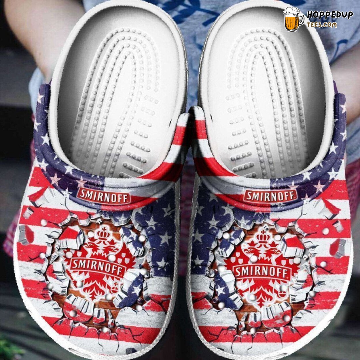 Smirnoff Branded Themed Comfortable Unique Design Clog Shoes Style