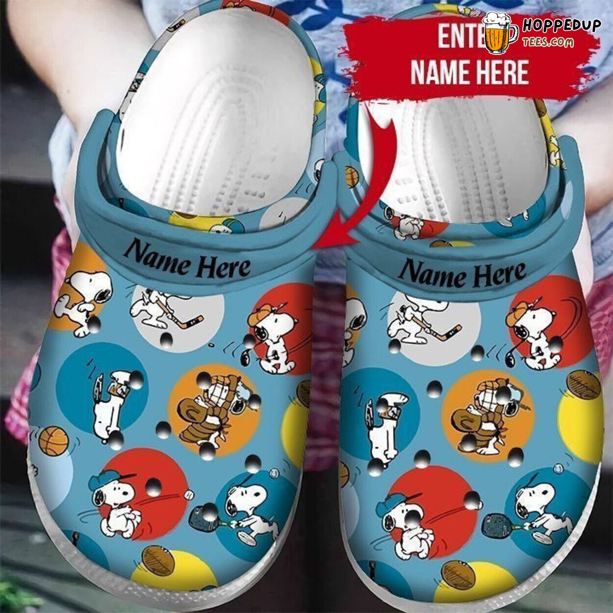 Snoopy Comics Themed Comfortable Unique Design clog Shoes Special