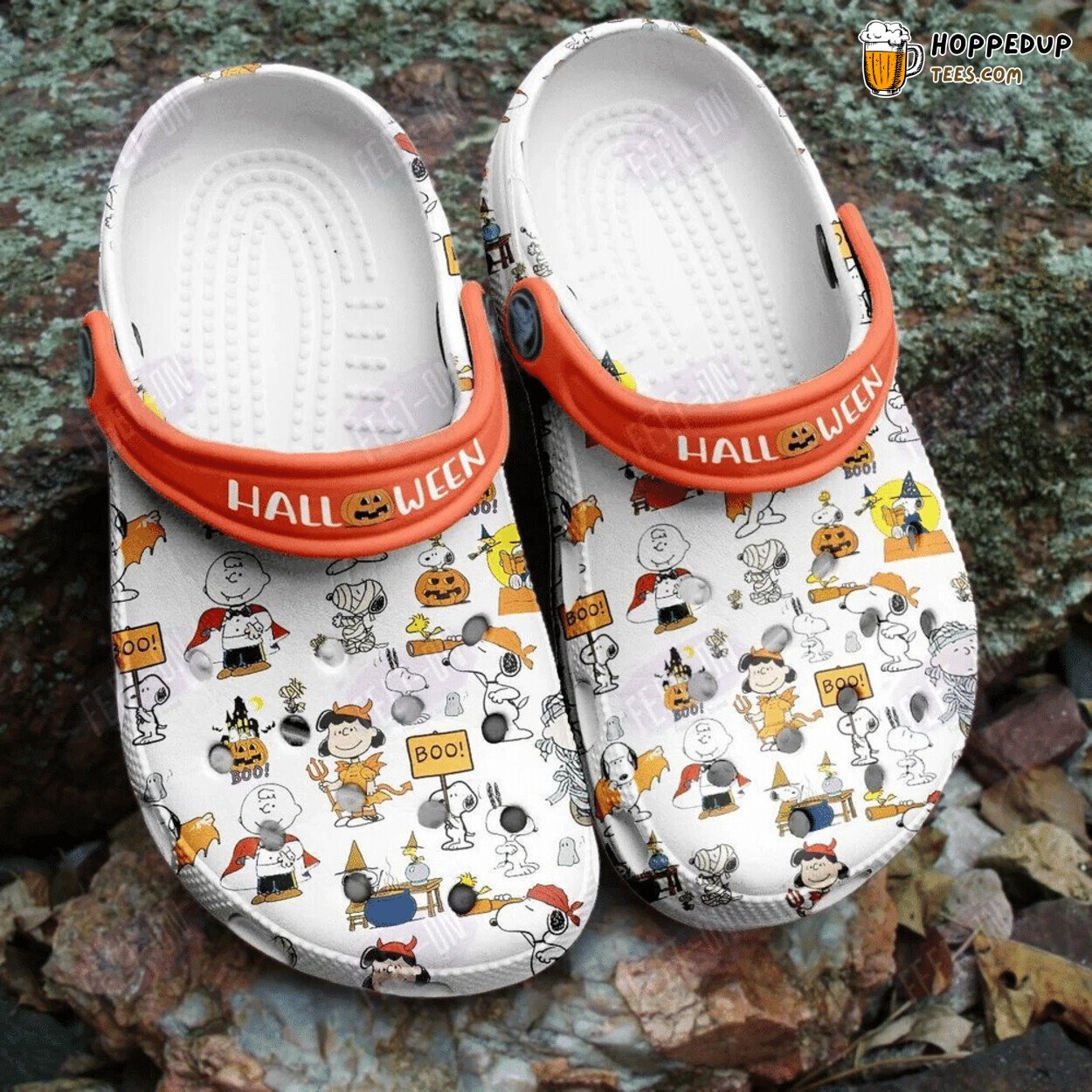 Snoopy Peanuts Halloween Inspired Classic Comfortable Clogs Shoes