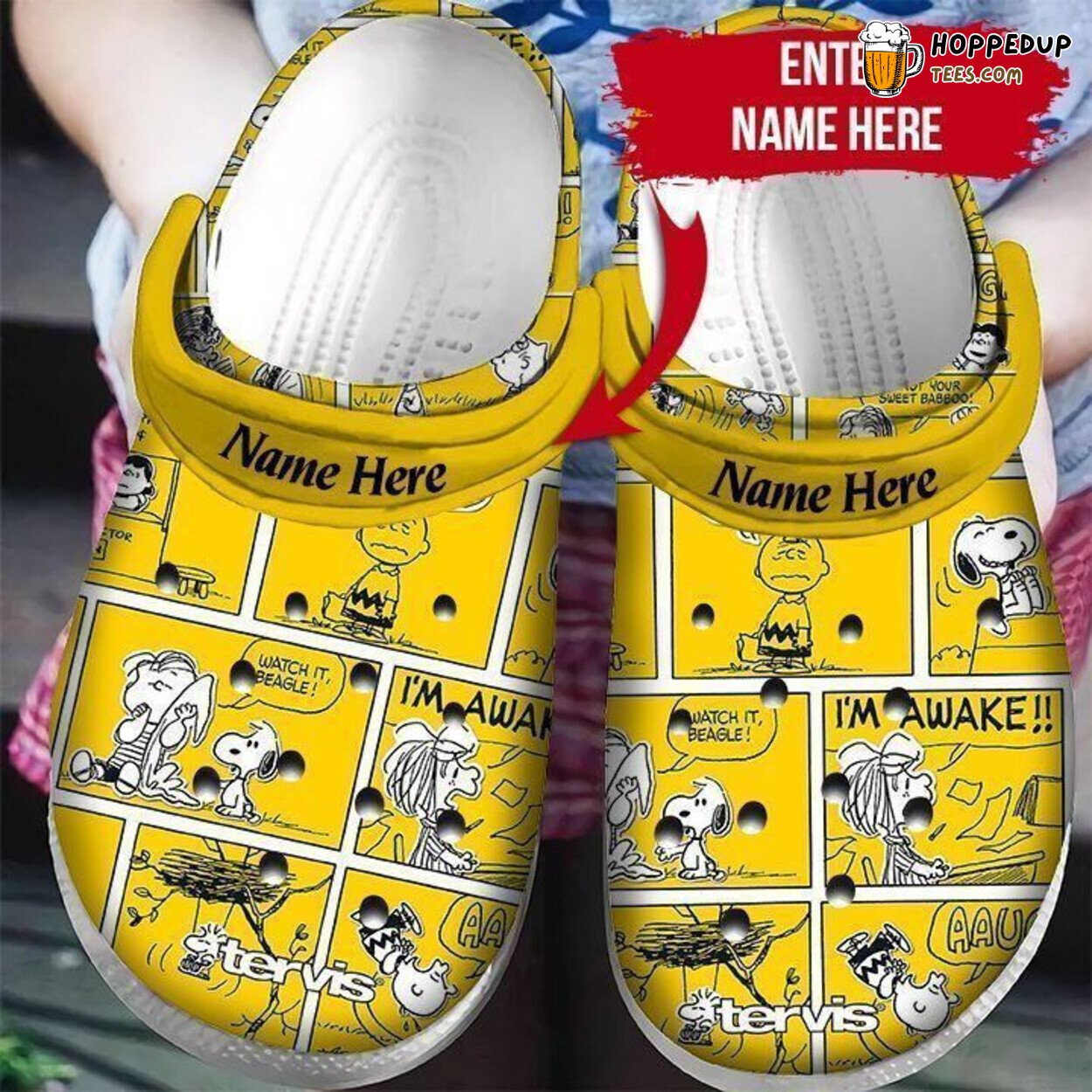 Snoopy Themed Comfortable Stylish Unique Design Clog Shoes