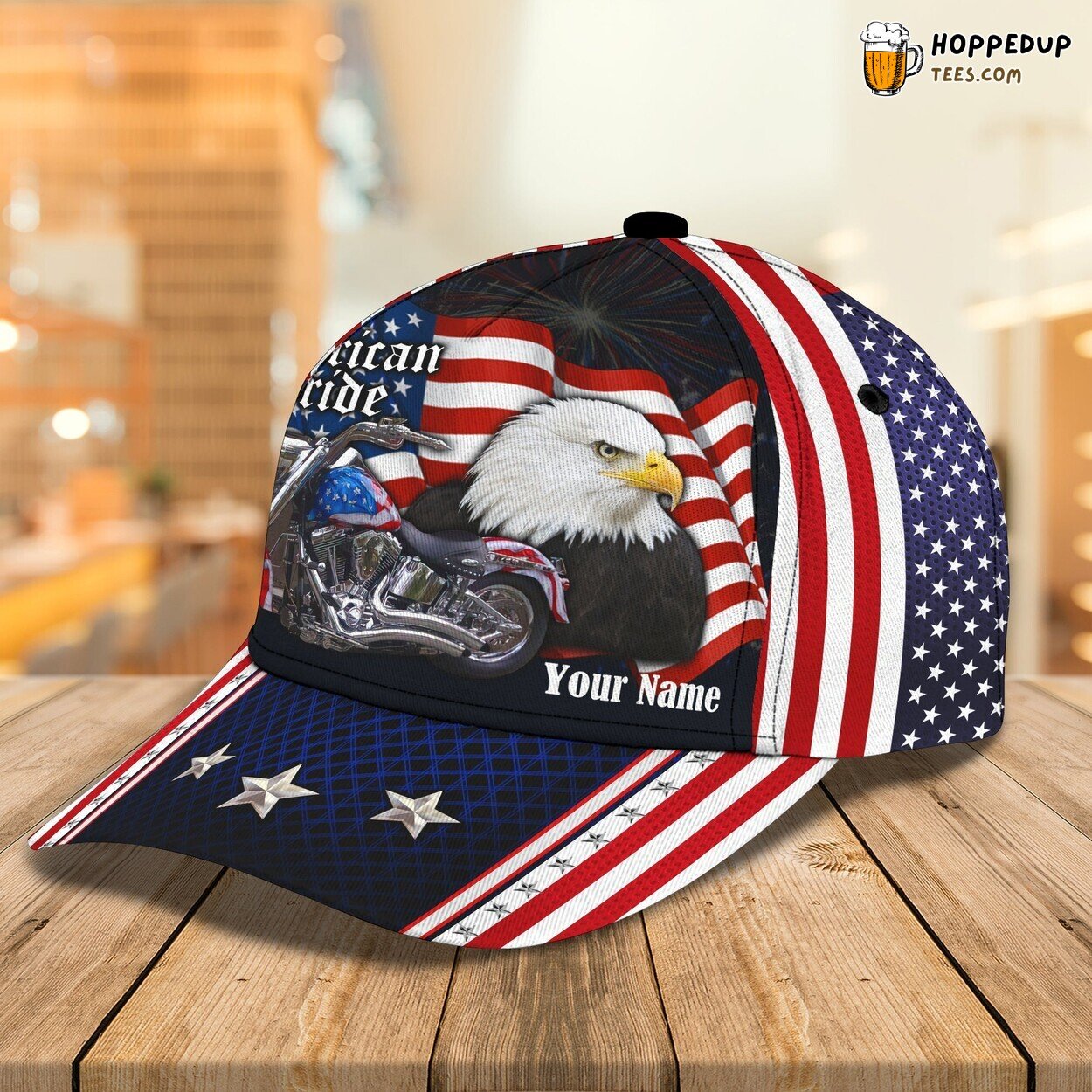 Soaring Eagle Design 3D Classic Cap Personalized Name Unique Style