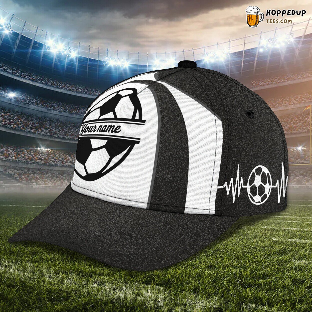 Soccer Enthusiast 3D Classic Cap Personalized Unique Name Design Trend