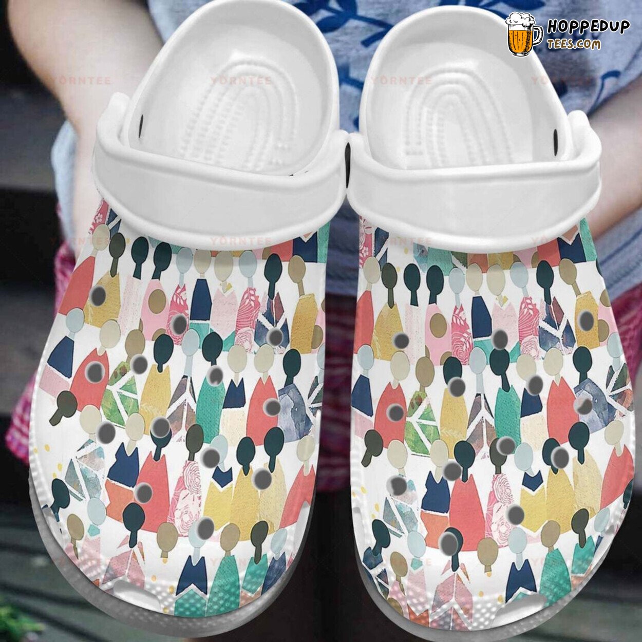 Social Worker Rainbow People Lover Gift Comfortable Rubber Clogs