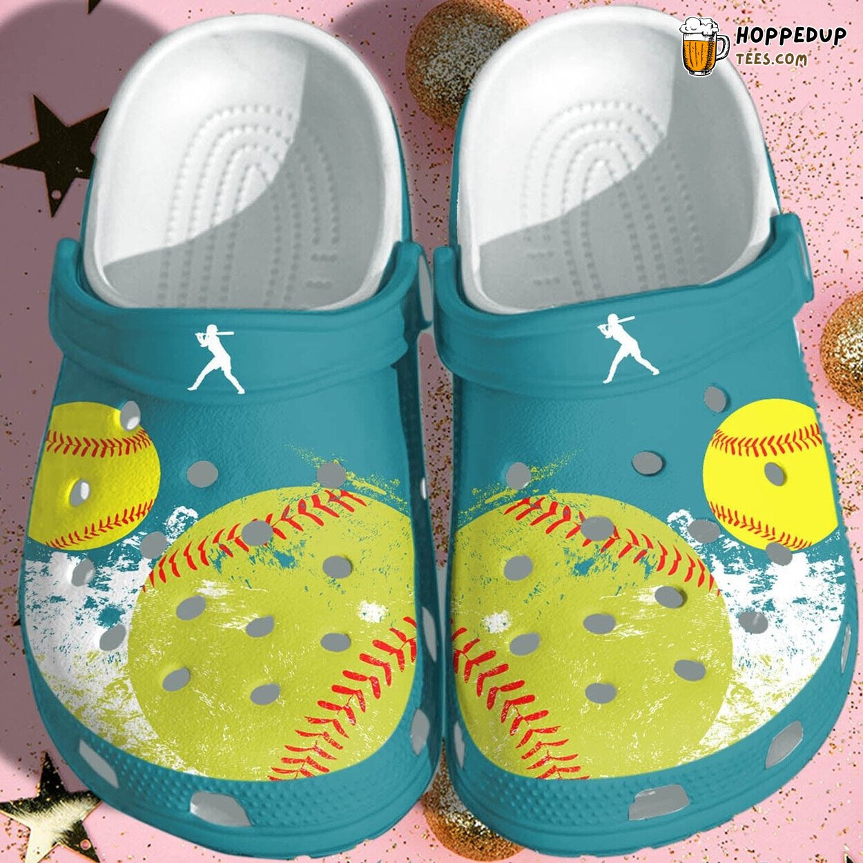 Soft Ball Sport Custom Shoes Clogs Son Daughter Softball Gift