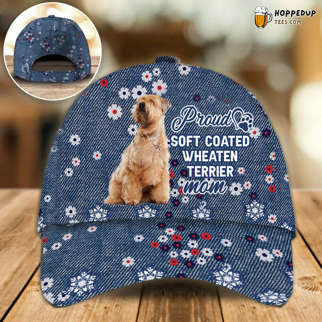 Soft Coated Wheaten Terrier Dog Mom Classic Baseball Cap Design Soft Coated Wheaten Terrier Dog Mom Classic Baseball Cap Design