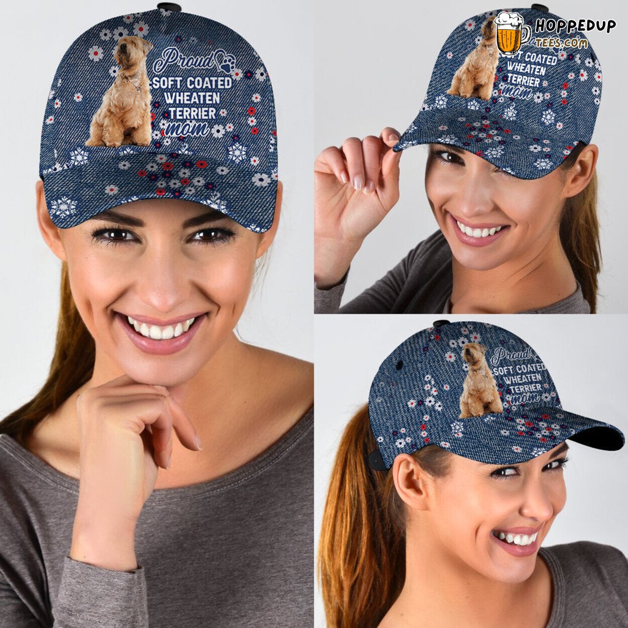 Soft Coated Wheaten Terrier Dog Mom Classic Baseball Cap Design