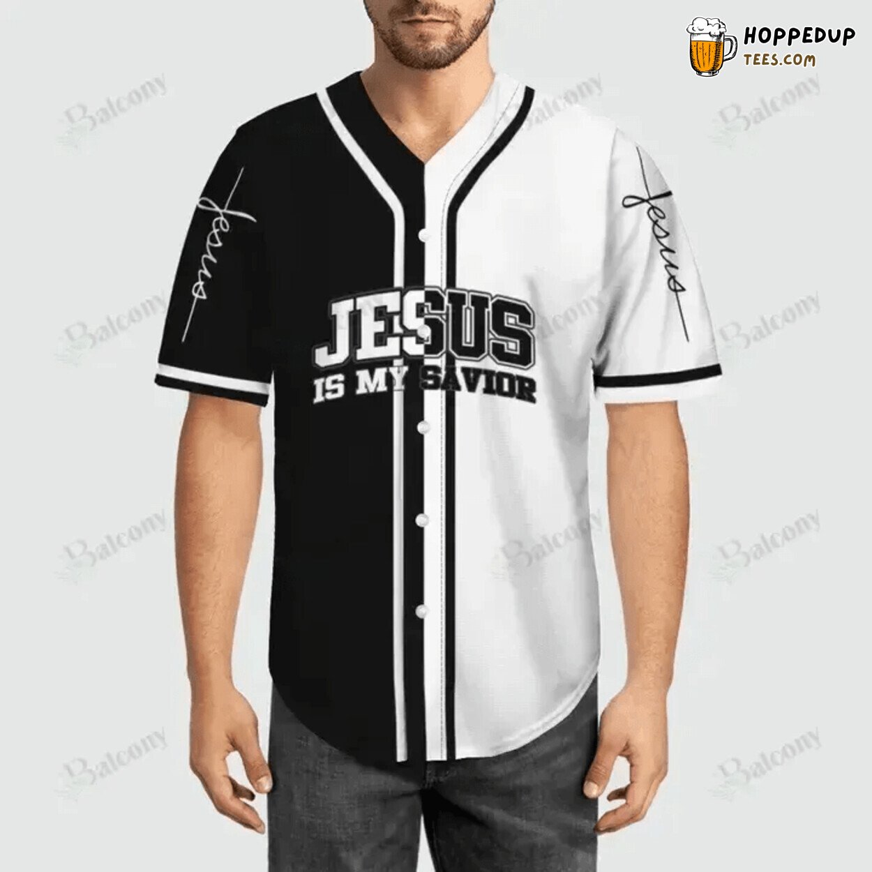Sole Savior Jesus Christ Inspirational Baseball Jersey Unshakeable Faith