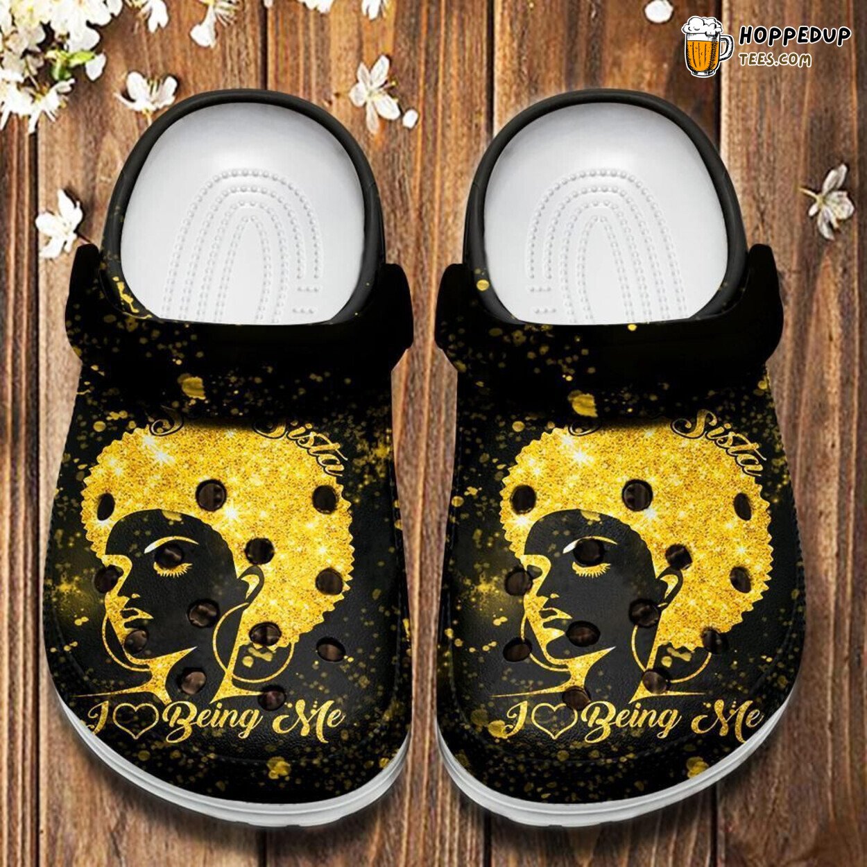 Soul Sista Love Being Me Custom Black Queen Birthday Shoes Gift